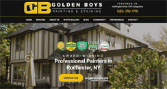 Desktop Screenshot of goldenboyspainting.com